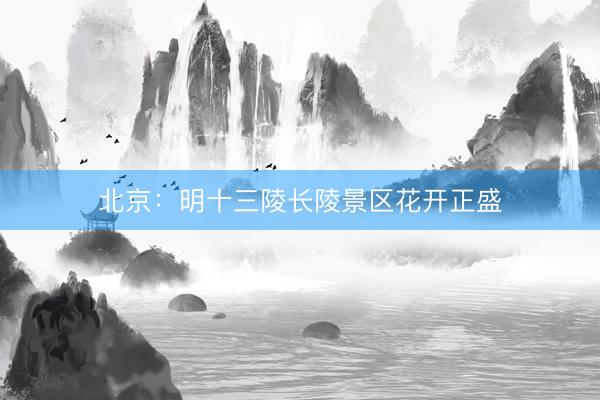 北京：明十三陵长陵景区花开正盛