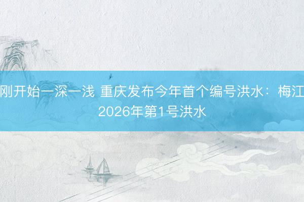 刚开始一深一浅 重庆发布今年首个编号洪水：梅江2026年第1号洪水