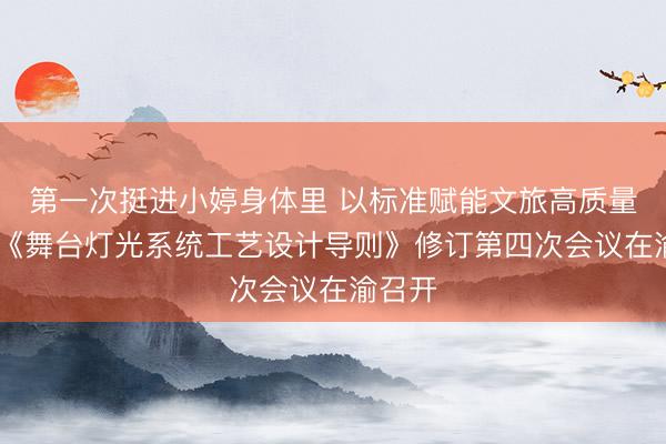 第一次挺进小婷身体里 以标准赋能文旅高质量发展 《舞台灯光系统工艺设计导则》修订第四次会议在渝召开