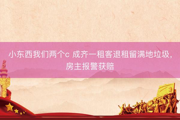 小东西我们两个c 成齐一租客退租留满地垃圾，房主报警获赔