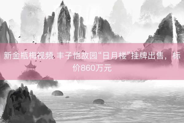 新金瓶梅视频 丰子恺故园“日月楼”挂牌出售，标价860万元